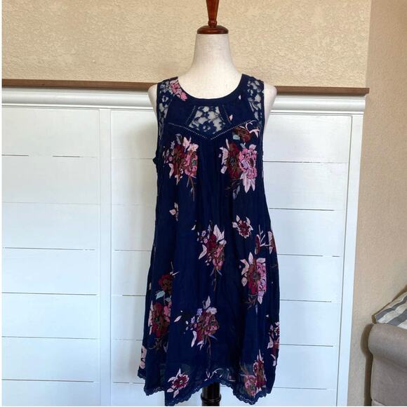 Patrons of Peace Lace Boho Floral Sleeveless Dress - S NWT‎ - Picture 2 of 9